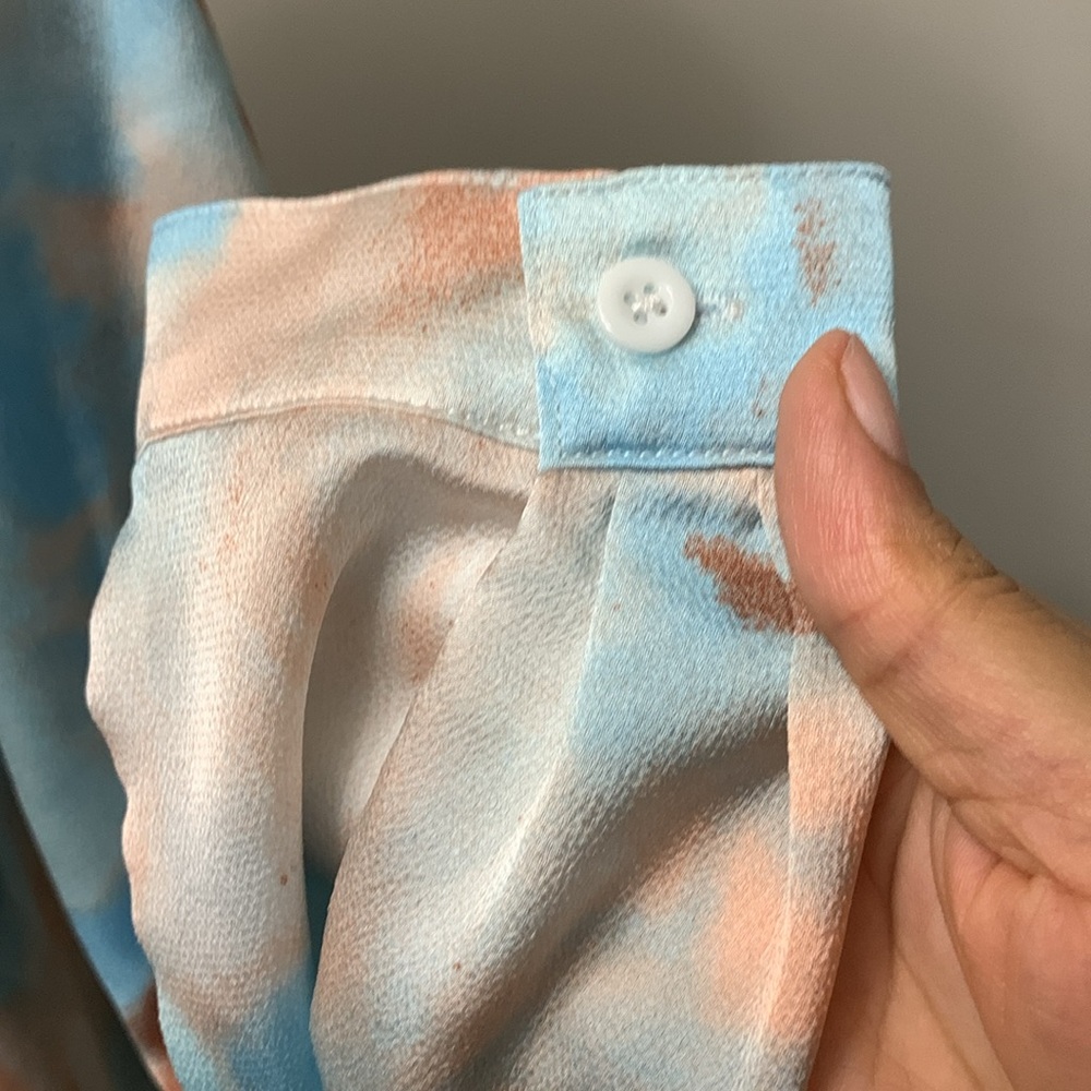 OVERSIZED Long Sleeve Button Down SHIRT - Picture 14 of 17